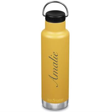 Klean kanteen isolated marigold med navn