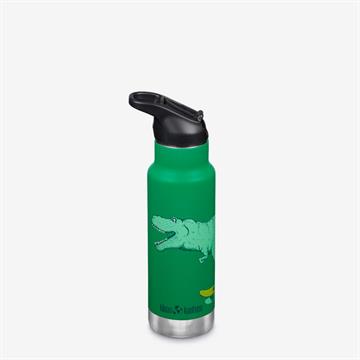 Klean Kanteen 355 ml med navn INSULATED Grøn krokodille