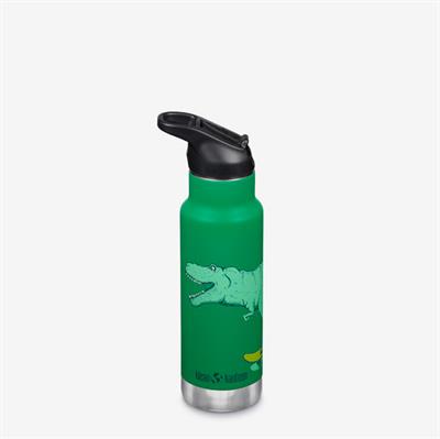 Klean Kanteen 355 ml med navn INSULATED Grøn krokodille