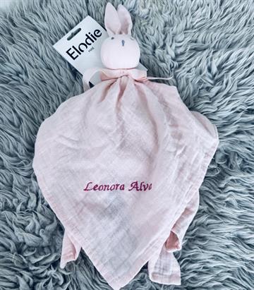 Nusseklud med navn Elodie Details Blinkie MAE Misty Pink Navneparadis 