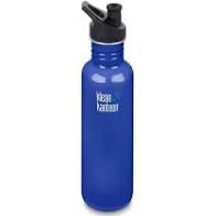 klean kanteen med navn blå 800 ml
