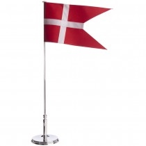 Carl Hansen forsølvet 30 cm bordflag dåbsmotiv