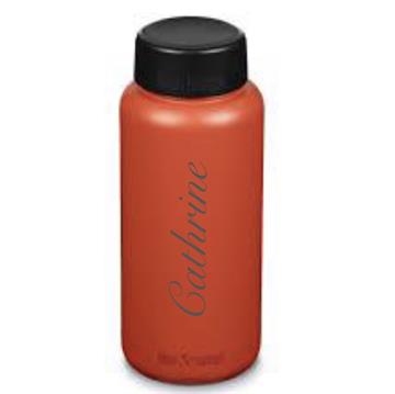 Klean Kanteen TK Wide drikkedunk med navn 1182 ml