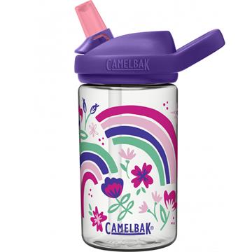 Camelbak 400 ml med navn LILLA med regnbue