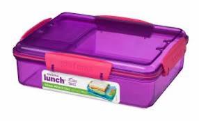 sistema lunch attack madkasse med navn lilla