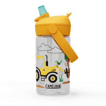 Camelbak 400 ml med navn Thrive flop straw kids TRAKTOR