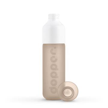 dopper flaske med navn beige