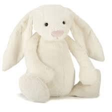 Jellycat kanin med navn broderet gratis