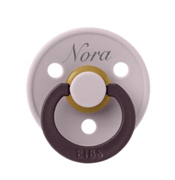 BIBS str 2  med navn FUSION dusky lilac  / plum mix