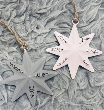 Stjerneophlbg med gravering Navneparadis 