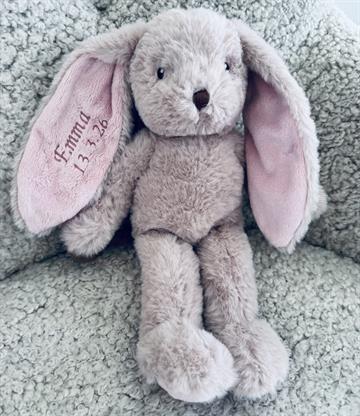 Bamse med navn og dato 30 cm Teddykompaniet Navneparadis 