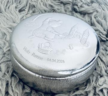 Smykkeskrin tin med gratis gravering navneparadis