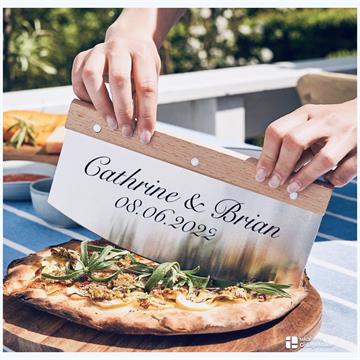 Pizza skærer med gravering