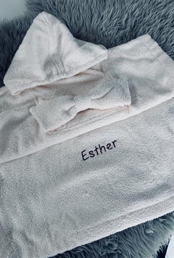 Bade poncho med navn Elodie details 