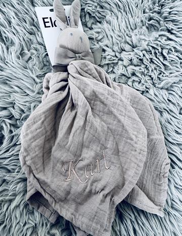 Nusseklud med navn Elodie Details Blinkie - TOM Tender Taupe Navneparadis 