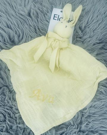 Nusseklud med navn Elodie Details Blinkie Sunny Day Yellow Navneparadis 