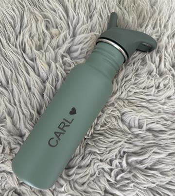Klean Kanteen 532 ml drikkedunk med navn SEA SPRAY navneparadis