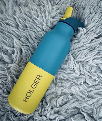 Klean Kanteen 473 ml med navn insulated drikkedunk RISE CLASSIC Brittany Kaleidoscope Navneparadis 
