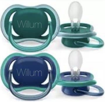 Avent ultra air str 2 sutter med navn