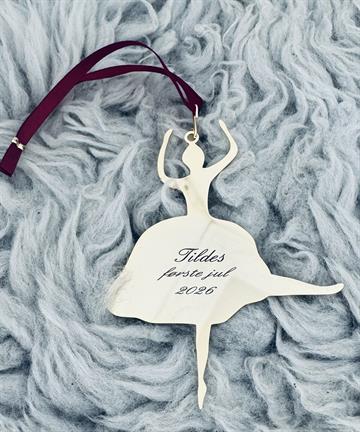 Ballerina juleophæng med navn hc andersen Navneparadis 