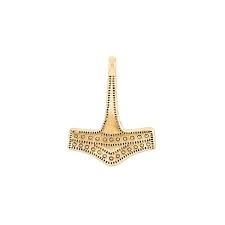 Thors hammer 14k guld 20 mm navneparadis