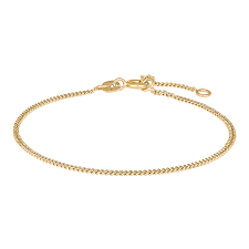 9kt. guldarmbånd flad panser 40 tråd navneparadis