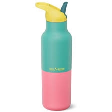 Klean Kanteen 473 ml drikkedunk med navn RISE CLASSIC Turquoise Kaleidoscope navneparadis