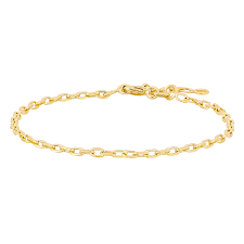 9kt. guldarmbånd anker facet 60 tråd navneparadis