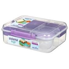 Sistema bento 165 l med navn Lilla transparent navneparadis