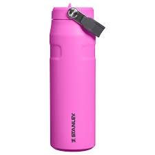 Stanley IceFlow drikkedunk med navn Flip Straw 2.0 .7L HOT PINK navneparadis