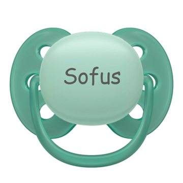 Avent ultra soft str 2 sut med navn, Grøn navneparadis