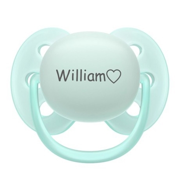 Avent ultra soft str 1 sut med navn, Mint navneparadis