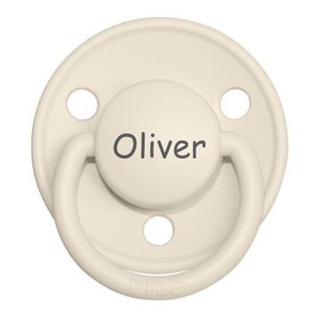 bibs de lux med navn ivory TILBUD