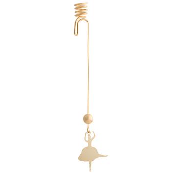 Lyseholder med gravering Ballerina
