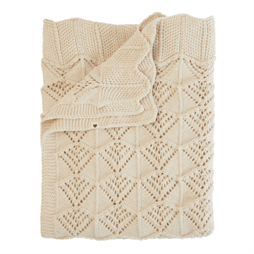 babytæppe bibs ivory